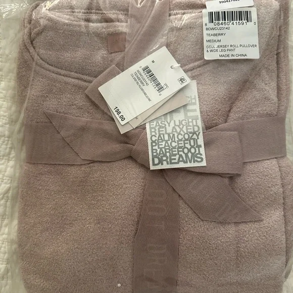 Barefoot Dreams CozyChic Ultra Lite Lounge Set – Medium – Pink Teaberry NWT - Picture 6 of 7
